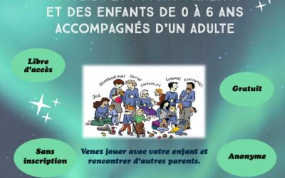 Le Lieu d’Accueil Enfants Parents est ouvert (LAEP)