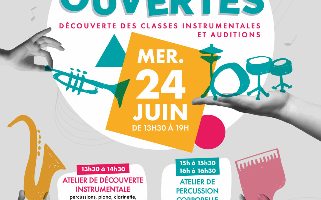Portes ouvertes école de musique – 24 juin