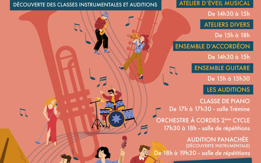 Portes ouvertes de l’école de musique – 25 juin