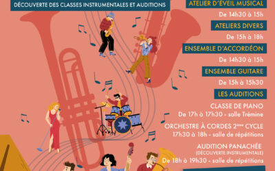 Portes ouvertes de l’école de musique – 25 juin