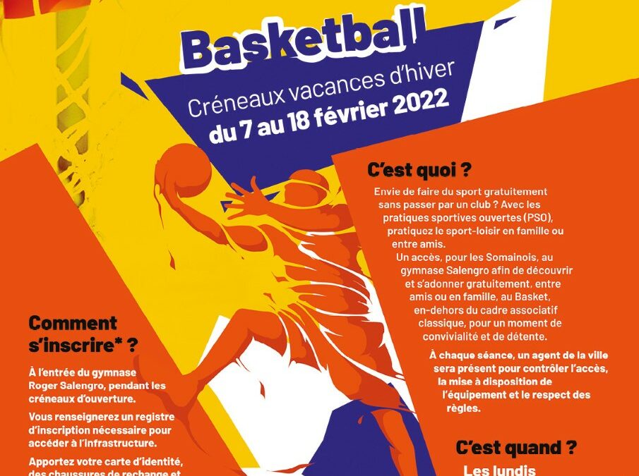 Pratiques sportives ouvertes – Basketball