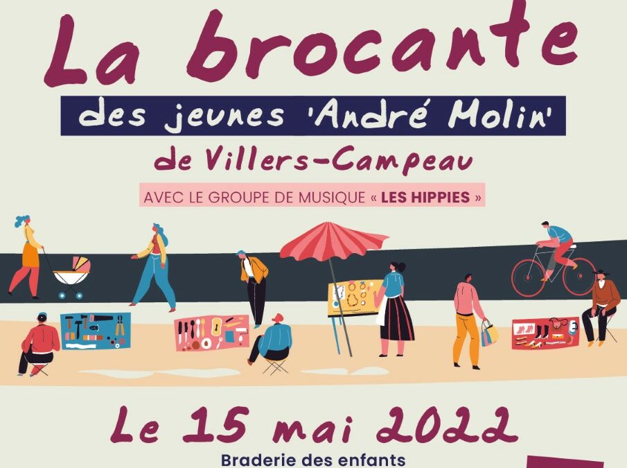 Brocante des jeunes de Villers-Campeau – 15/05/22