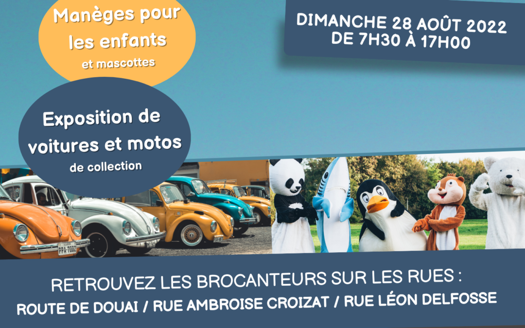 1ère braderie au Chauffour – 28 août