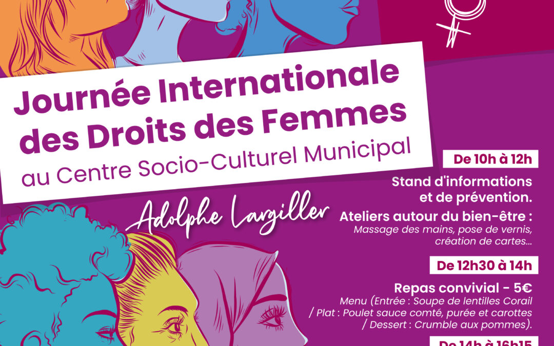 Journée internationale des droits des femmes au C.S.C.M. – 8 mars