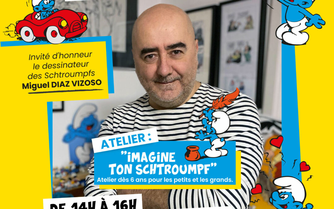 Ça va Schtroumpfer à Somain ! règlement  du concours de dessin – 01/04/2023