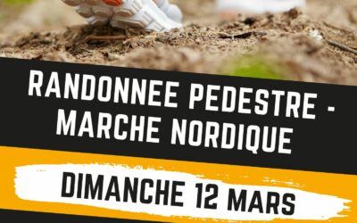 Randonnée pédestre / marche nordique – 12 mars