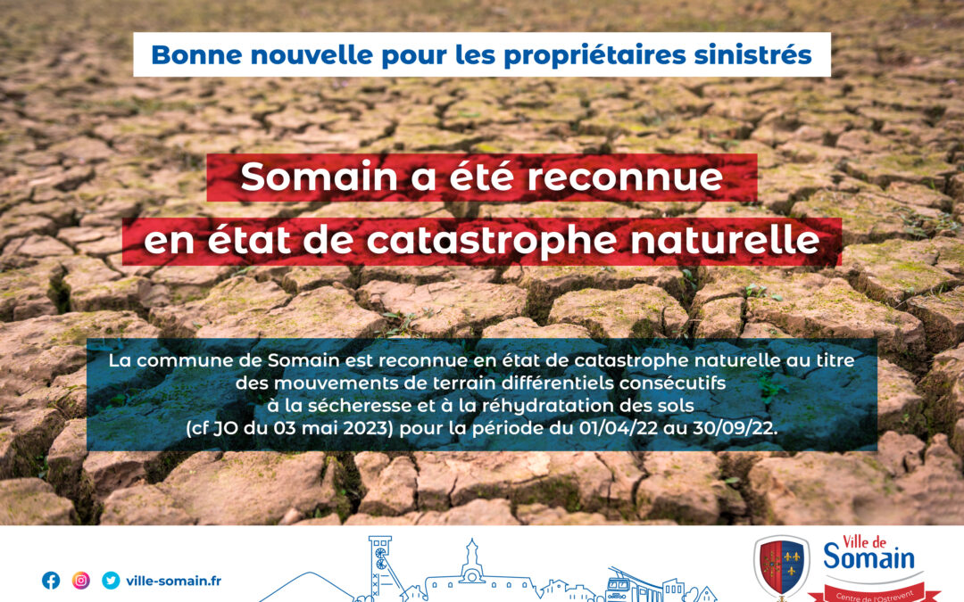 Somain reconnue en état de catastrophe naturelle