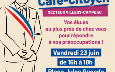 « Café citoyen », rencontrez vos élus – 23 juin
