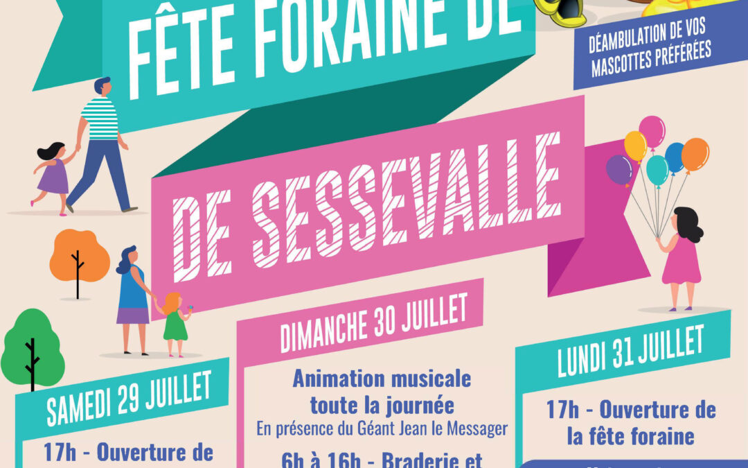 Festivités à De Sessevalle – le 23 et du 29 au 31 juillet