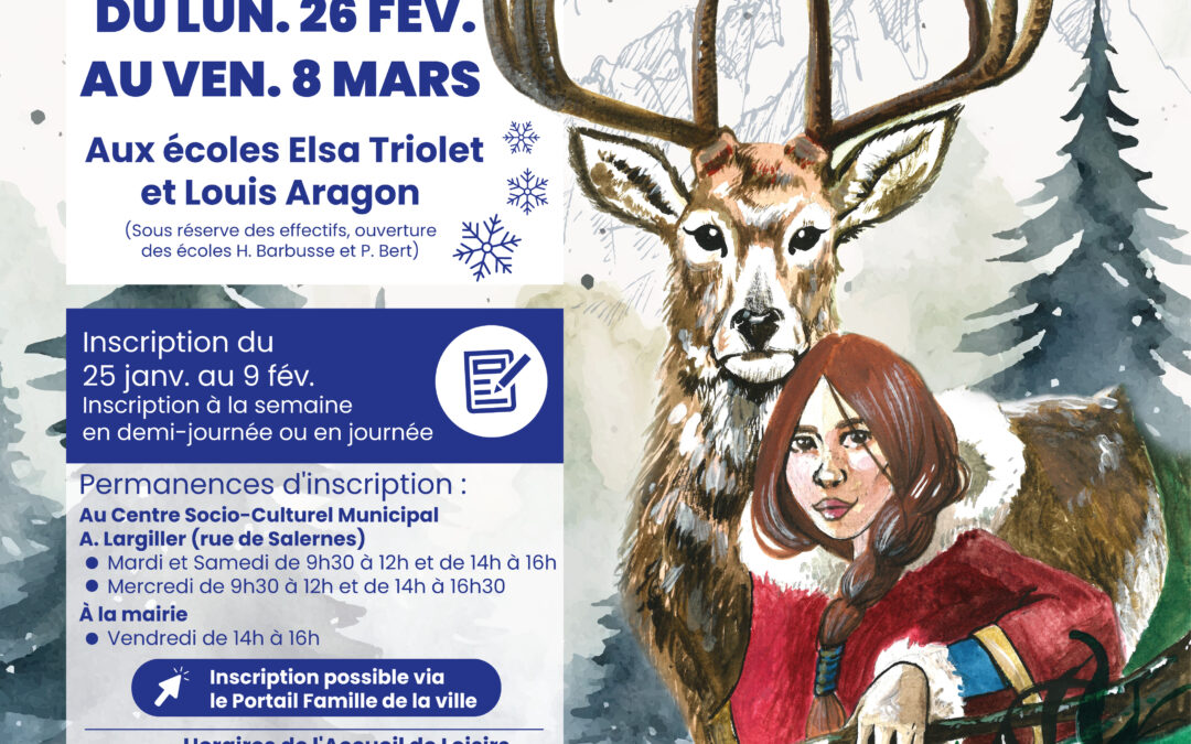 Inscriptions – Accueils de loisirs d’hiver 2024