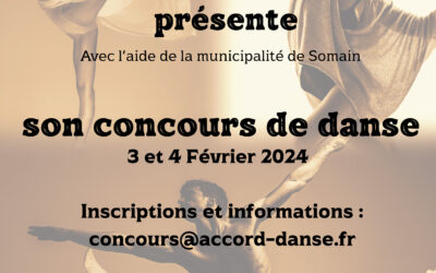 Accord’Danse, concours de danse – 3 & 4 février