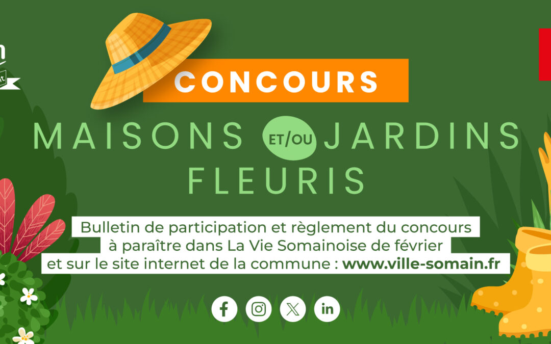 Concours maisons/jardins fleuris – Inscriptions