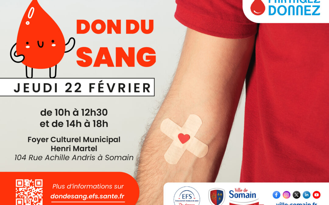 Don du sang – 22 février