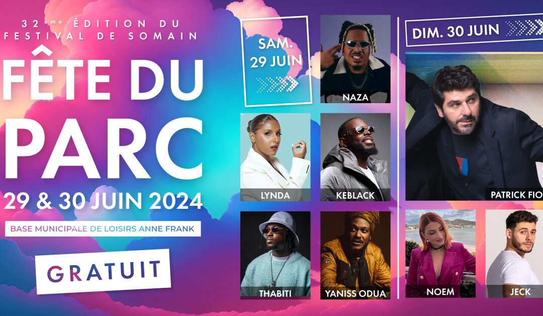 32ème édition Fête du Parc – 29 & 30 juin