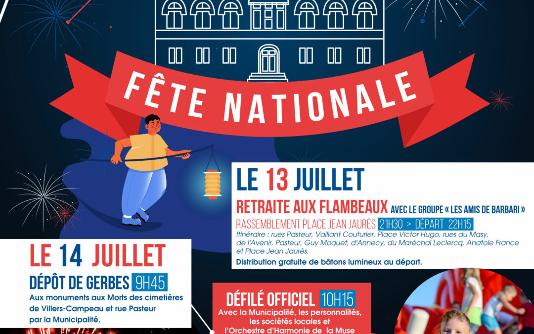 Festivités du 14 juillet 2024