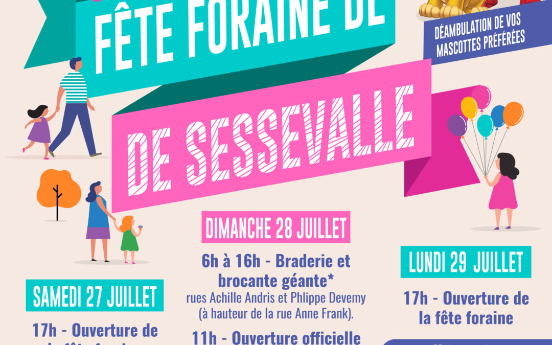 Festivités comité des fêtes De Sessevalle – 27 au 29 juillet