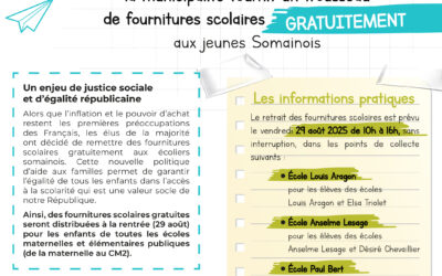 Fournitures scolaires gratuites rentrée 2025
