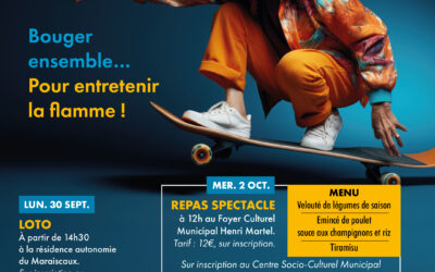 Semaine Bleue – 30 sept. au 4 oct.