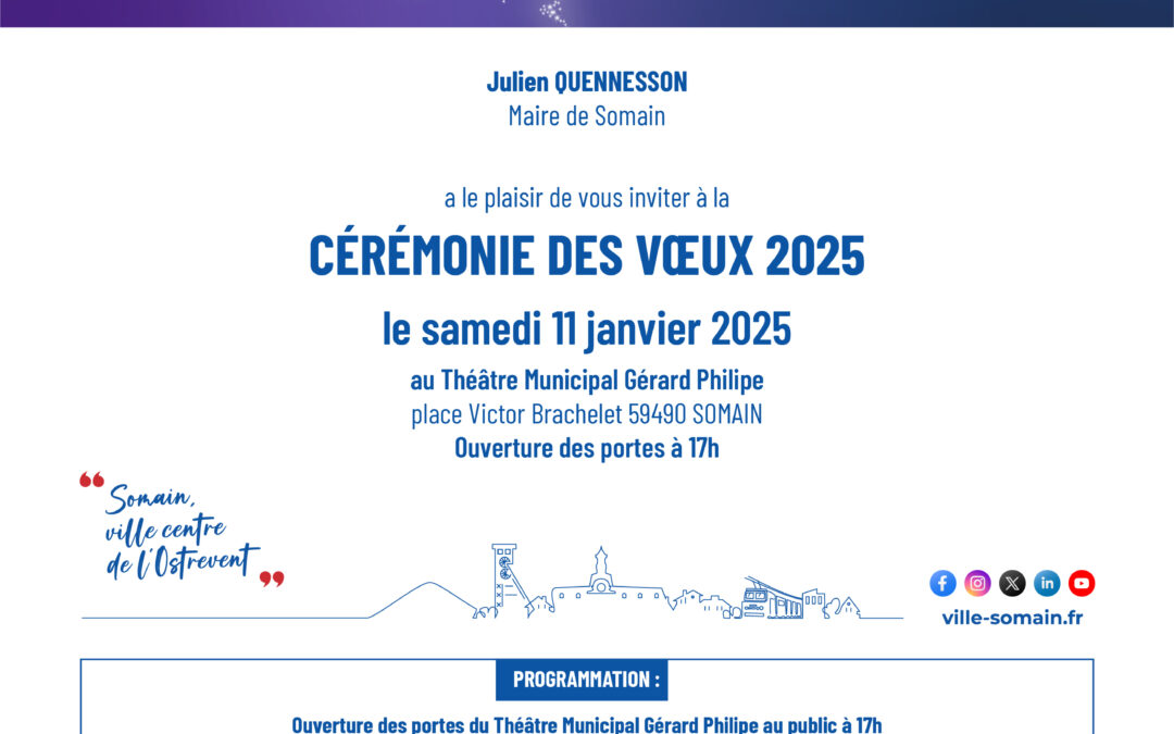 Cérémonie des vœux du Maire – 11 janvier 2025