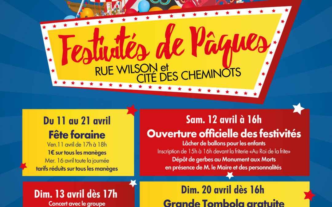 Festivités des “Amis de la rue Wilson” – 11 au 21 avril 2025