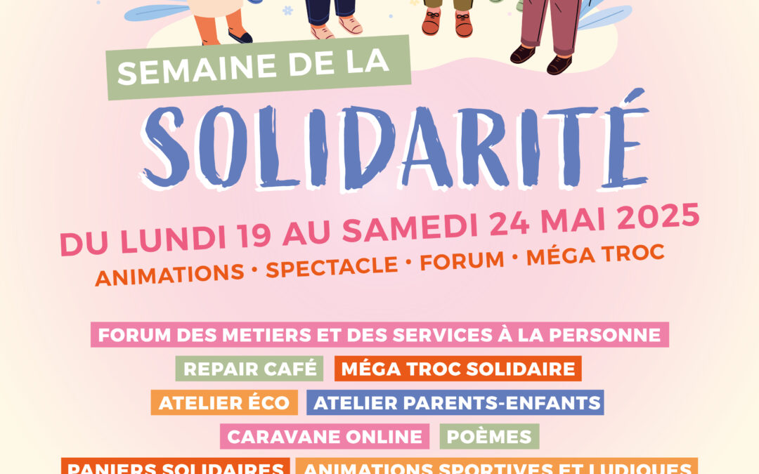 Semaine de la solidarité – 19 au 24 mai 2025