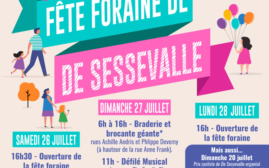 Festivités de De Sessevalle – 26 au 28 juillet 2025