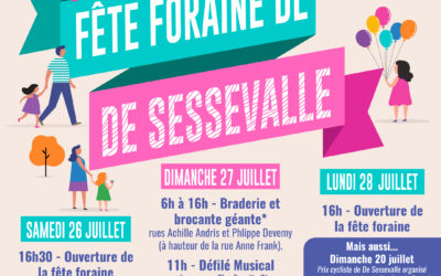 Festivités de De Sessevalle – 26 au 28 juillet 2025