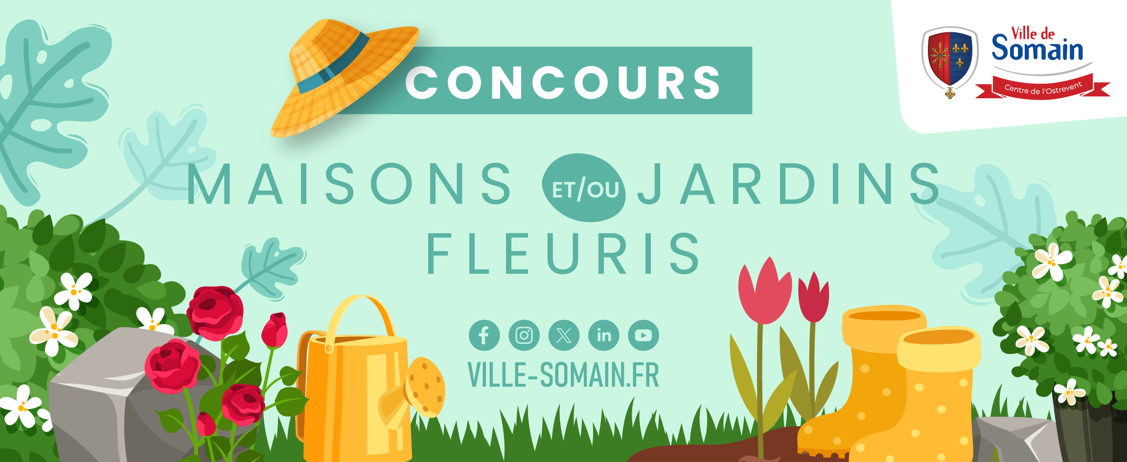 Visuel Concours des maisons et ou jardins fleuris 2026