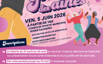 Inscriptions : Goûter des aînés – 5 juin 2026