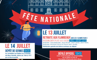 Festivités de la Fête Nationale – 13 & 14 juillet 2026