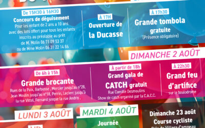 Festivités de Villers-Campeau – 1er au 4 août 2026
