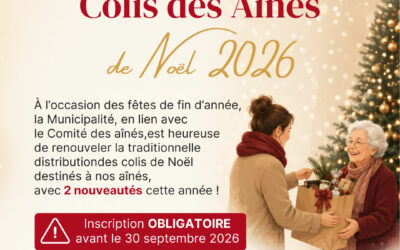 Colis des aînés : inscriptions 2026