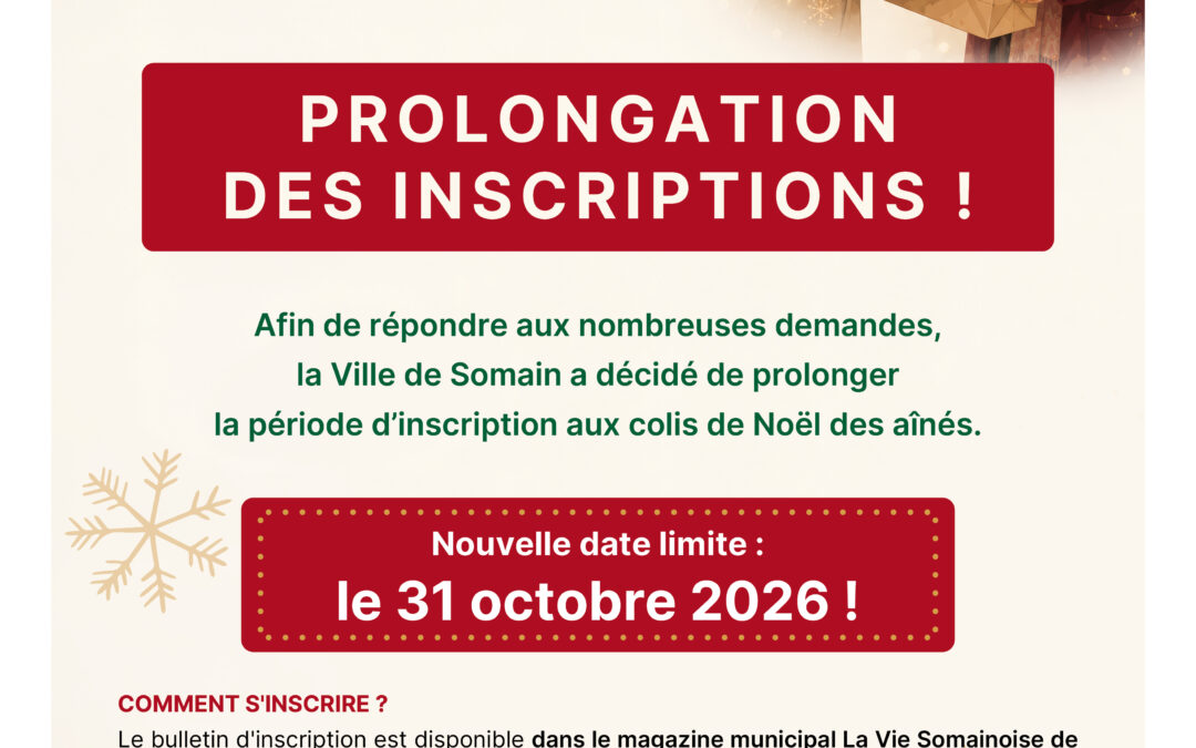 Colis des aînés : inscriptions prolongées au 31 oct. 2026